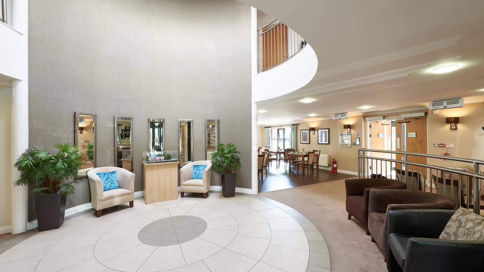 Vitoria Court retirement living apartments in Headingley atrium