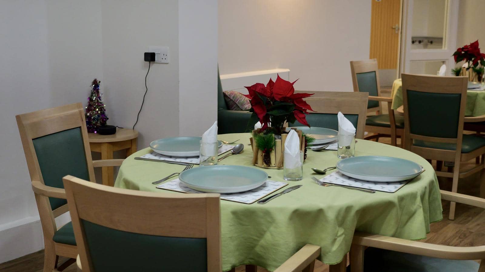 MHA Greenways care home dining room