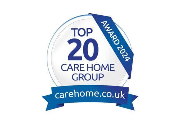 carehome.co.uk top 20 group logo 2024