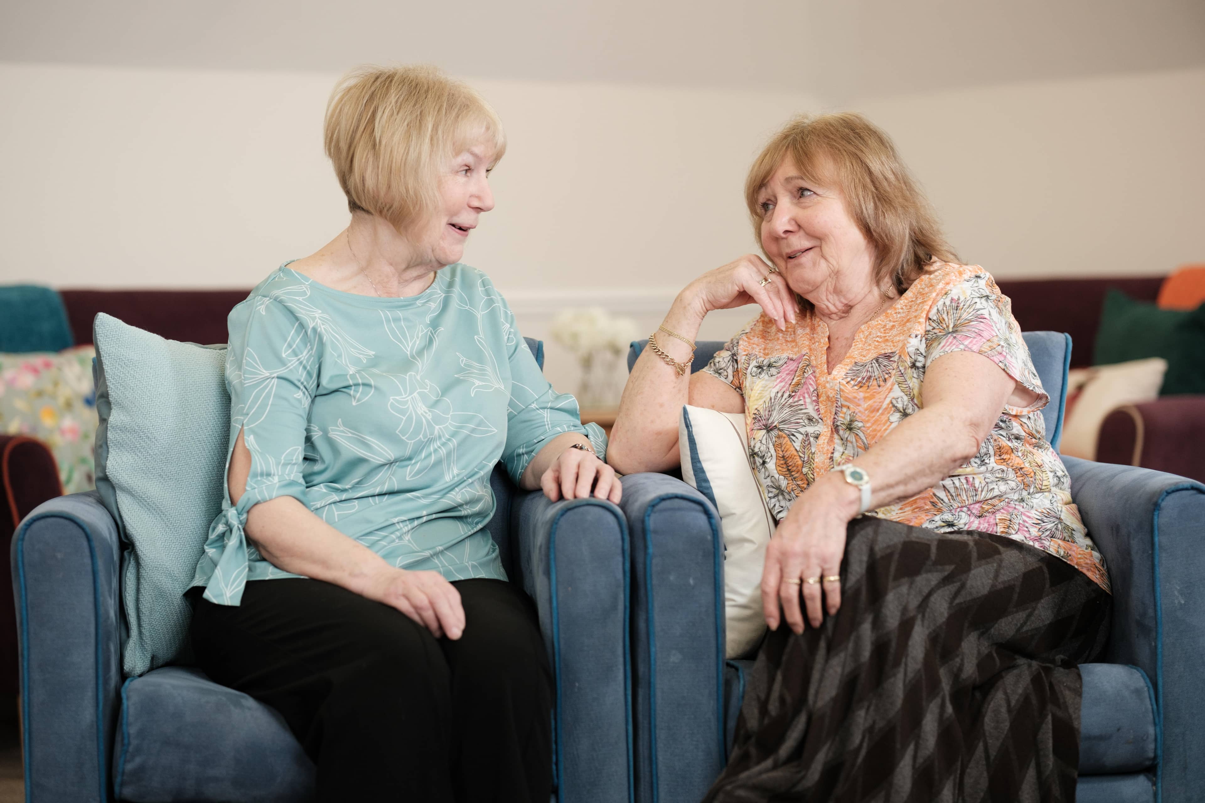 MHA care home residents smiling