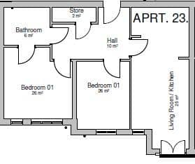 23 Fulwood Floor plan