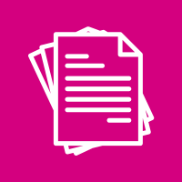 documents icon pink background