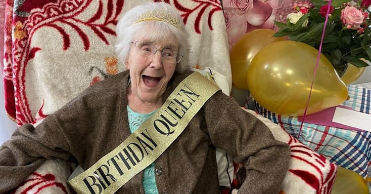“Work hard, be happy and love more” secret to long life as resident at MHA Hartcliffe celebrates 102nd birthday