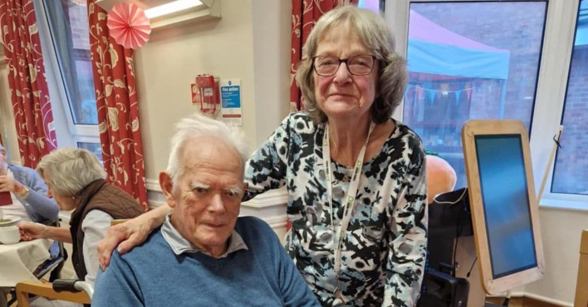 Resident couple at MHA Coed Craig celebrate 60th wedding anniversary