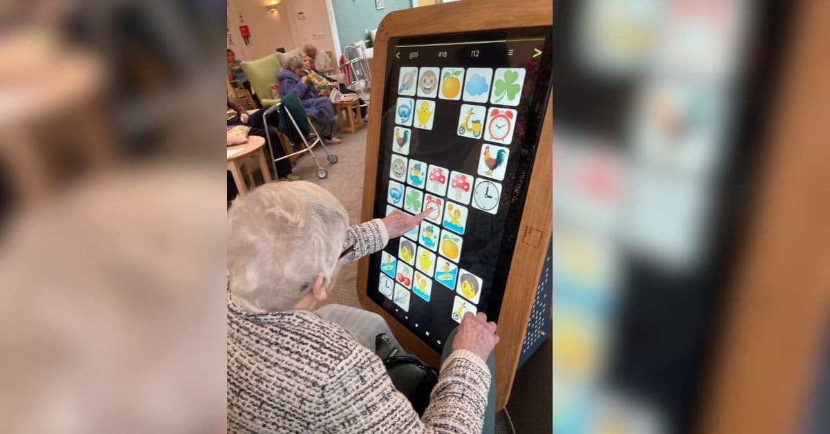 MHA Lawnfield House brings in interactive tablet for group led activities