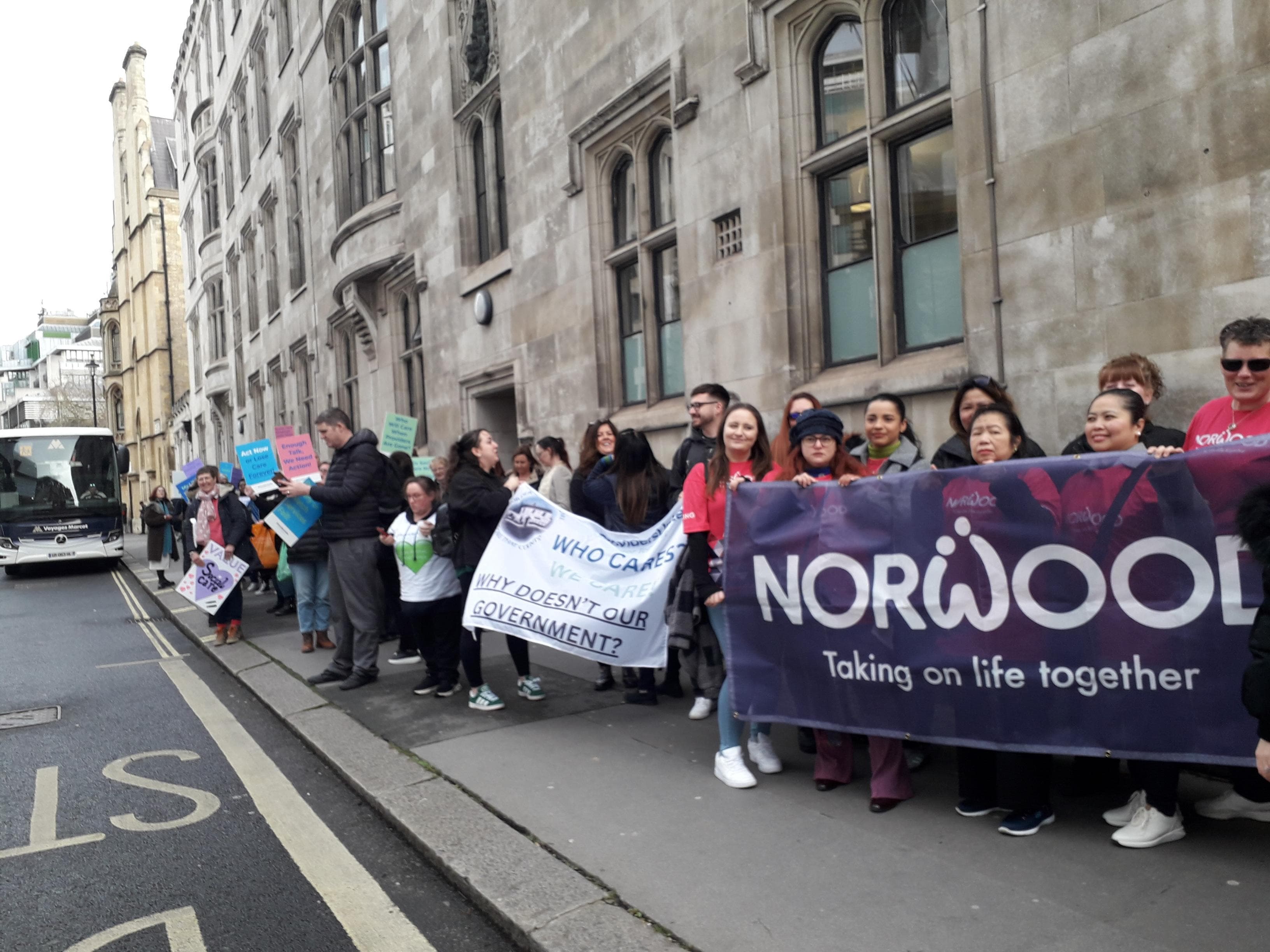 How the adult care sector united outside Parliament for Providers Unite Day