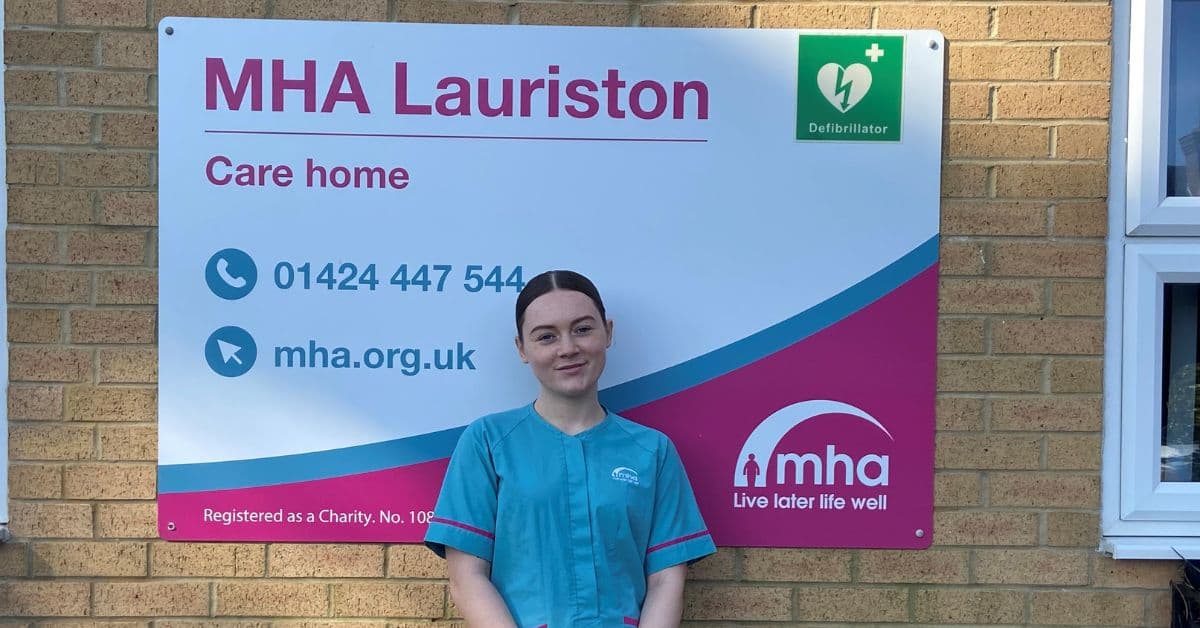 Young carers in the spotlight: Meet care assistant Angel Dalton aiming to climb the ranks at  MHA Lauriston