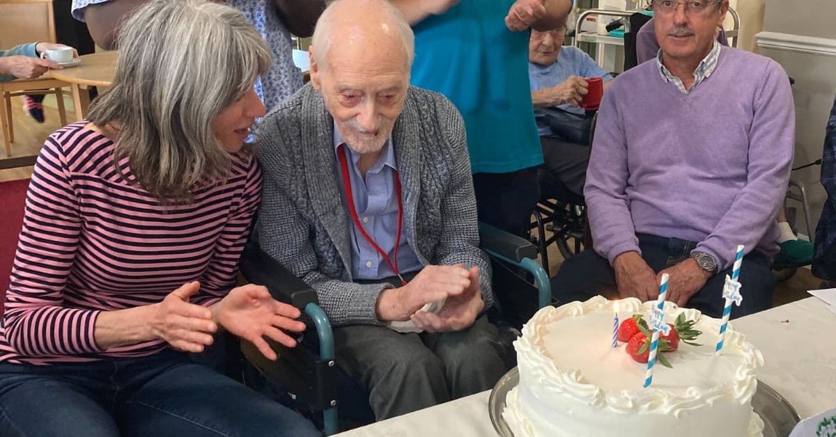 “I occasionally like a drink of Southern Comfort” secret to long life says resident at MHA Horfield Lodge who celebrates 103rd birthday