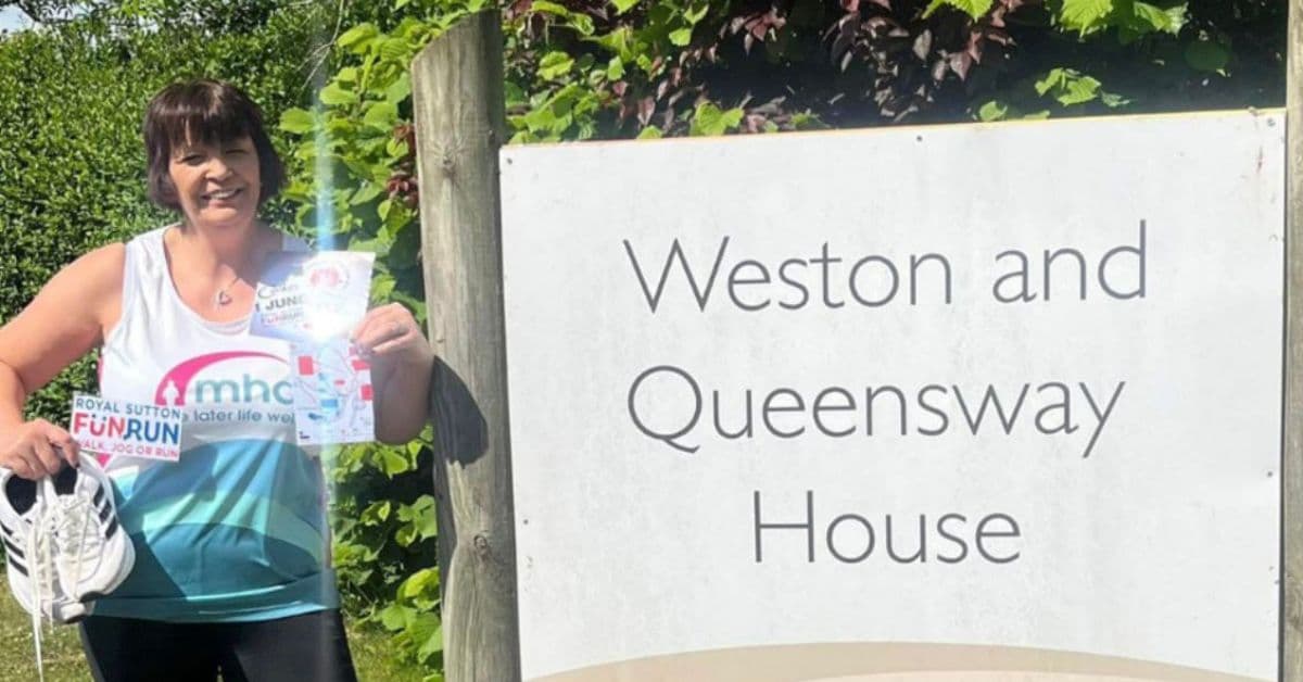 Staff member at MHA Weston and Queensway takes part in Royal Sutton Fun Run and raises over £500