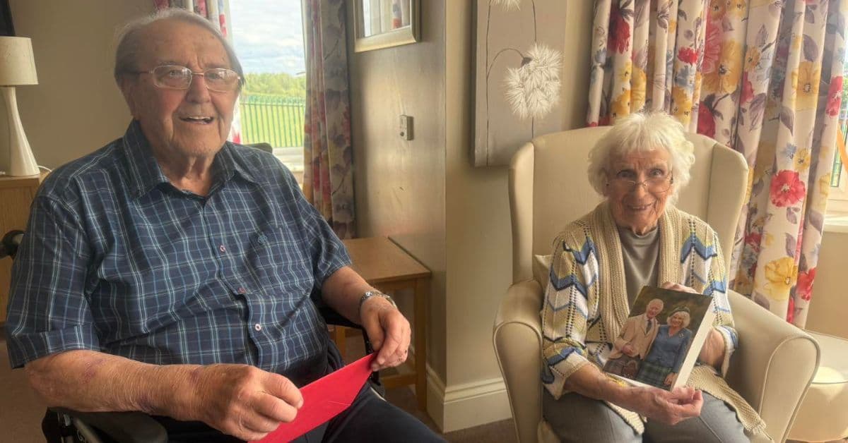 Resident couple at MHA Mapplewell Manor celebrates 73rd wedding anniversary
