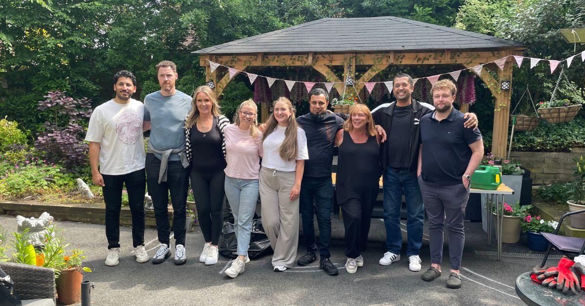 Staff members from AstraZeneca spend time at MHA Handsworth as part of giving back to community