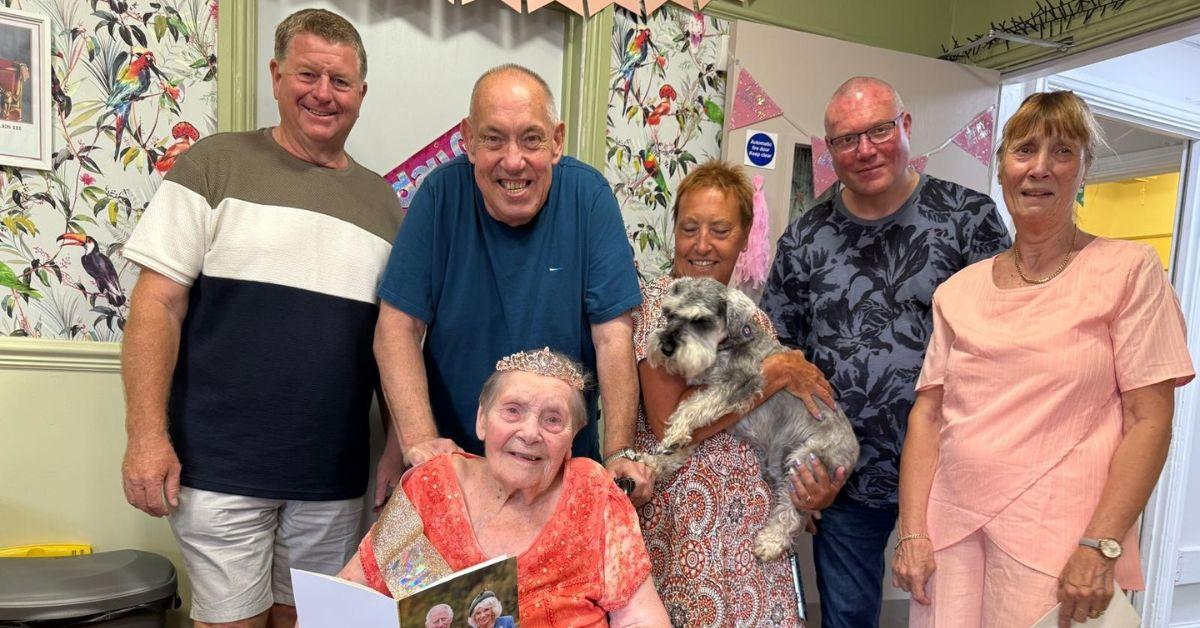 Resident at MHA Hartcliffe who enjoys “brandy and Guinness” celebrates 100th birthday