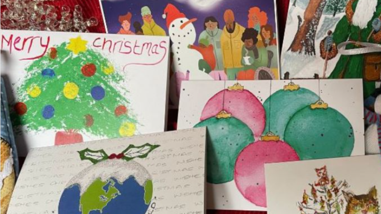 A selection of Christmas cards