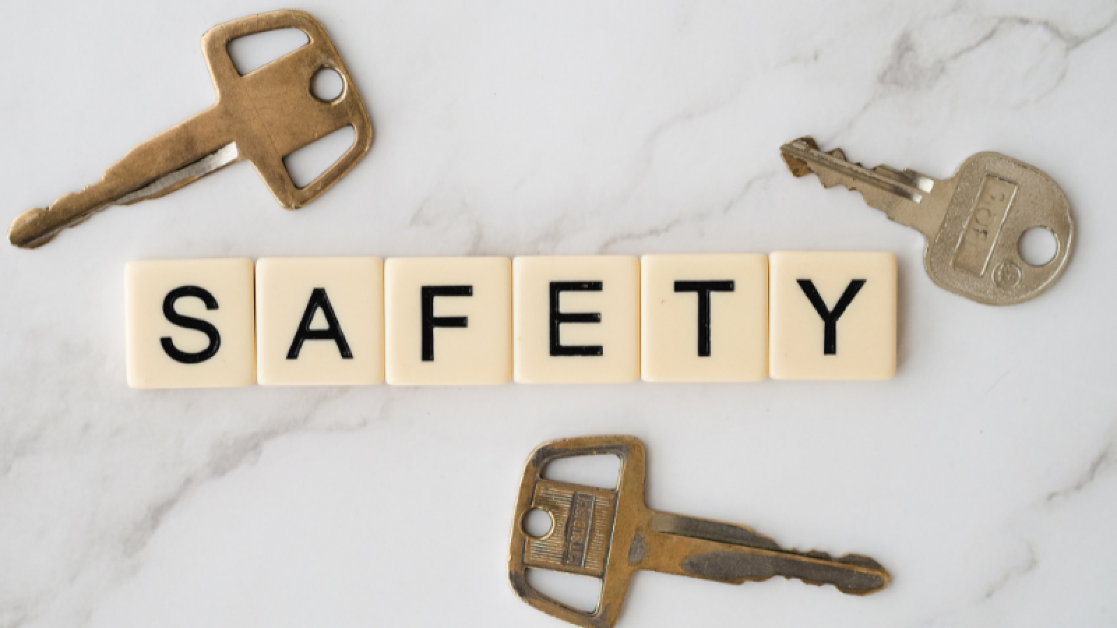 letters spell out safety