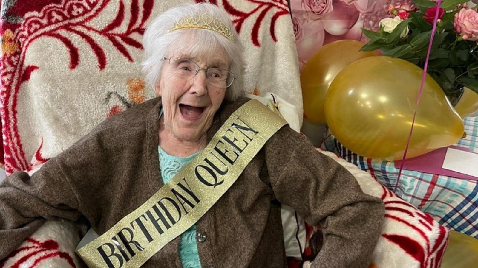 Gladys Gell turned 102 earlier this month