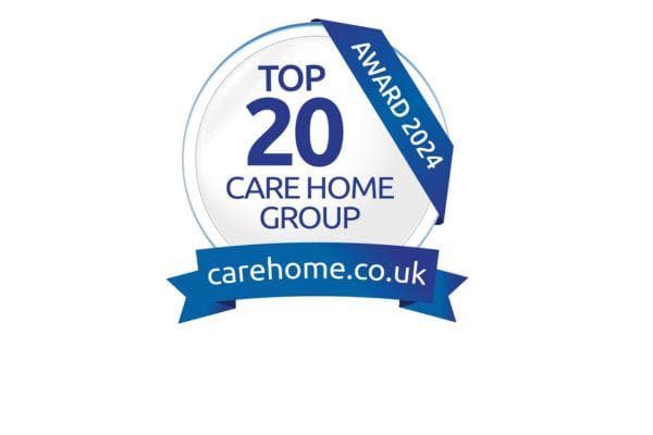 carehome.co.uk top 20 group logo 2024