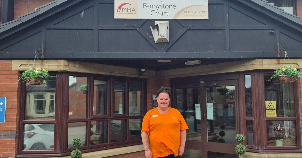 Staff member at MHA Pennystone Court set to take part in Great North Run to raise funds for “Man Shed”