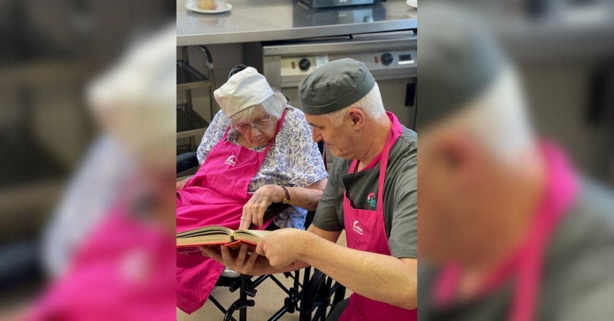 Staff members at MHA The Homestead pair up with residents to create a ‘quality circle’ to help build connections