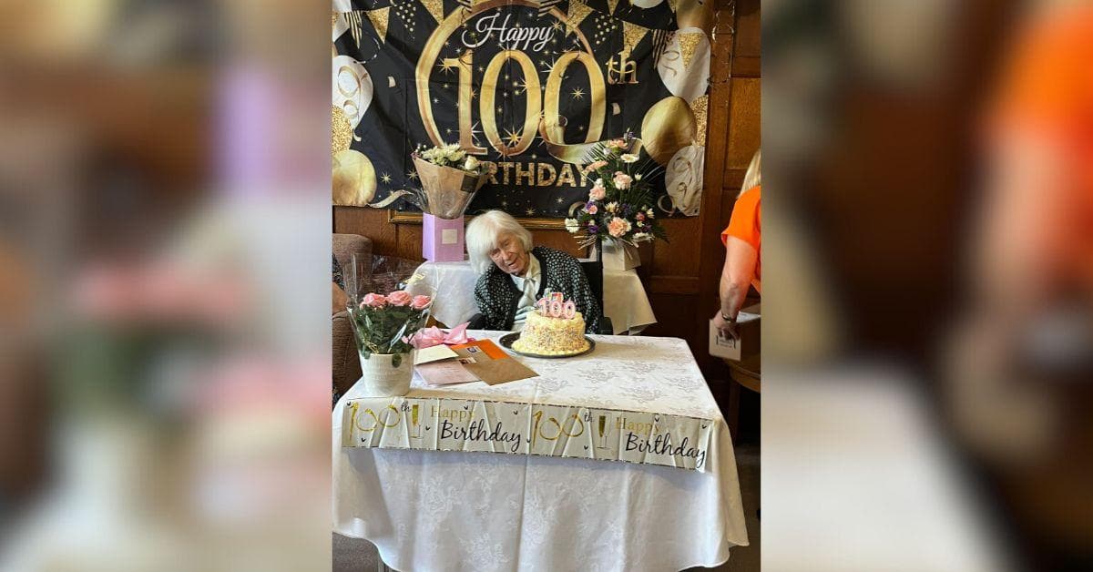 Birthday celebrations at MHA Willersley House as resident turns 100