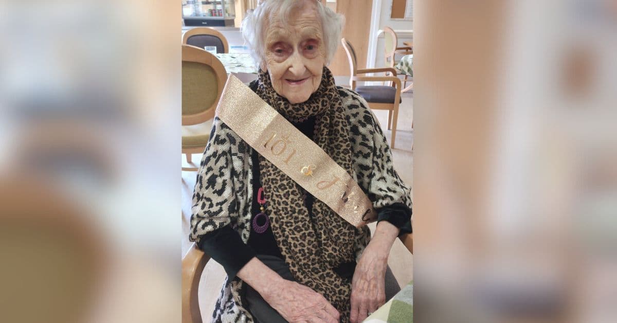Birthday celebrations at MHA Maple Leaf House as resident turns 101