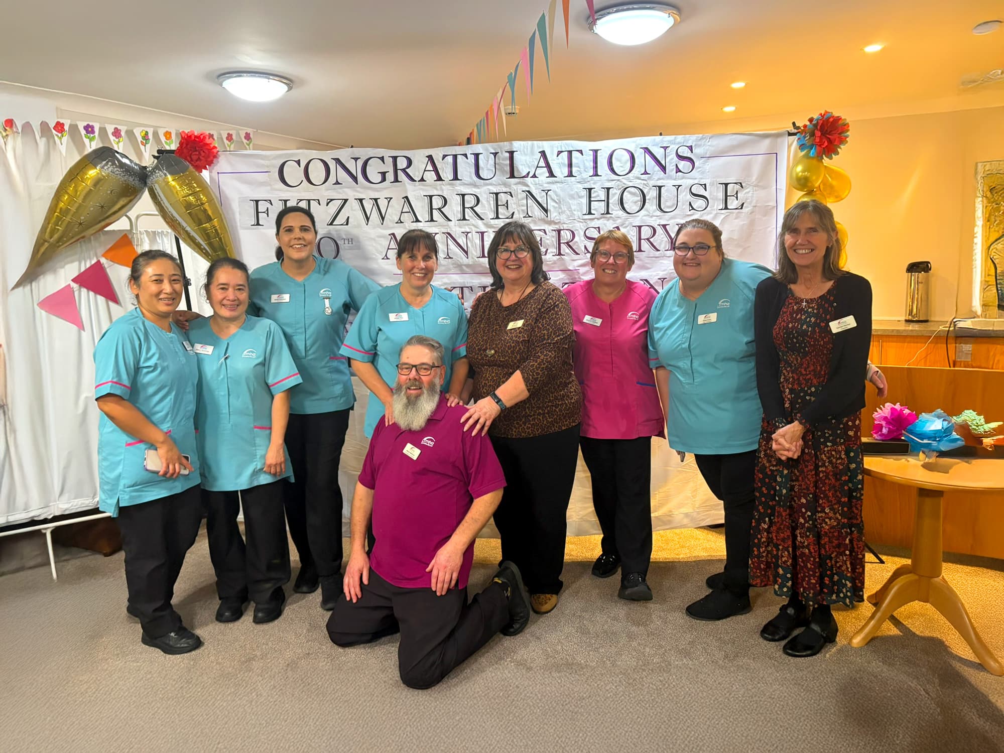Plenty to celebrate at MHA Fitzwarren House as it marks 20-year anniversary along with staff combined service of more than 160 years