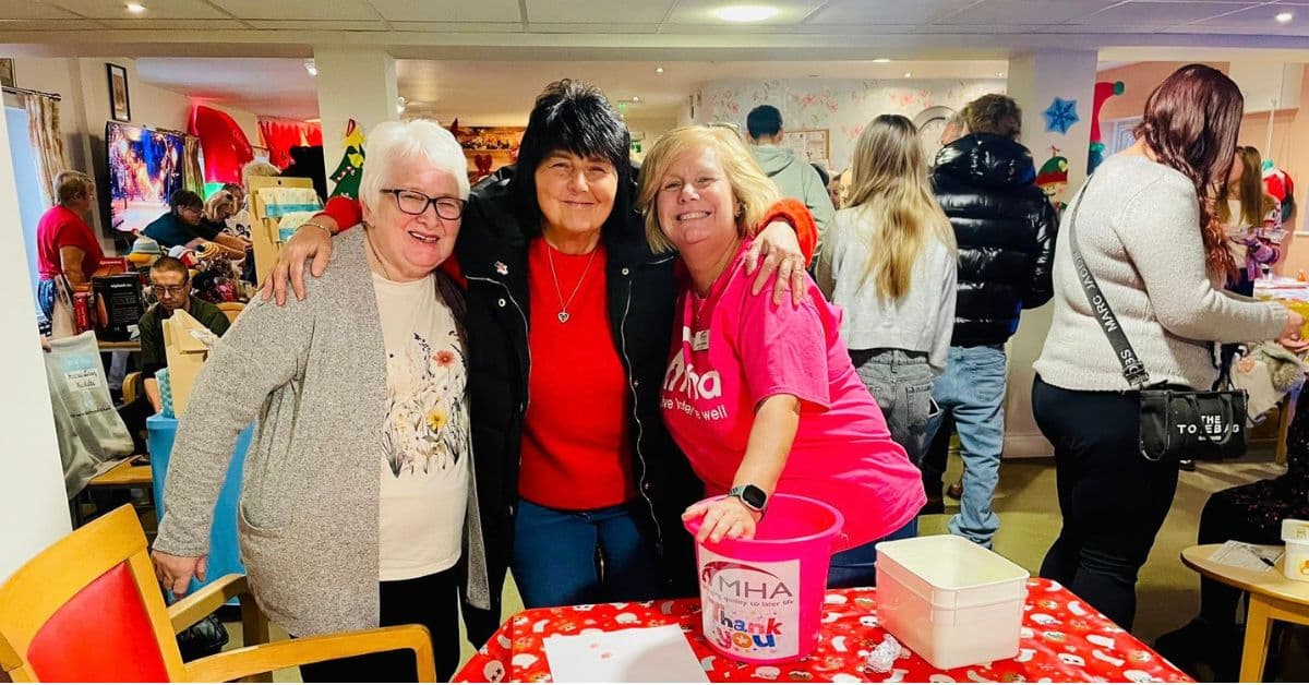 Community supports MHA Waterside House wholeheartedly as it raises over £1700 from Christmas fair