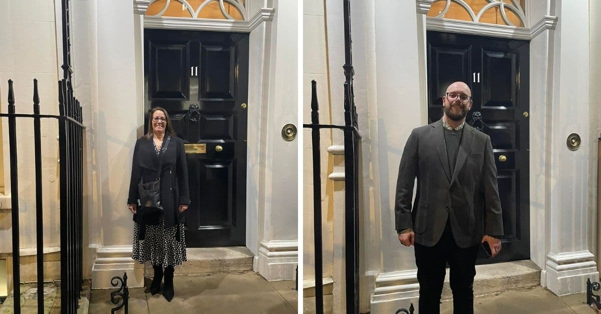 Colleagues from MHA Communities Pudsey and Farsley invited to Downing Street as part of networking event to highlight and promote charity services in city