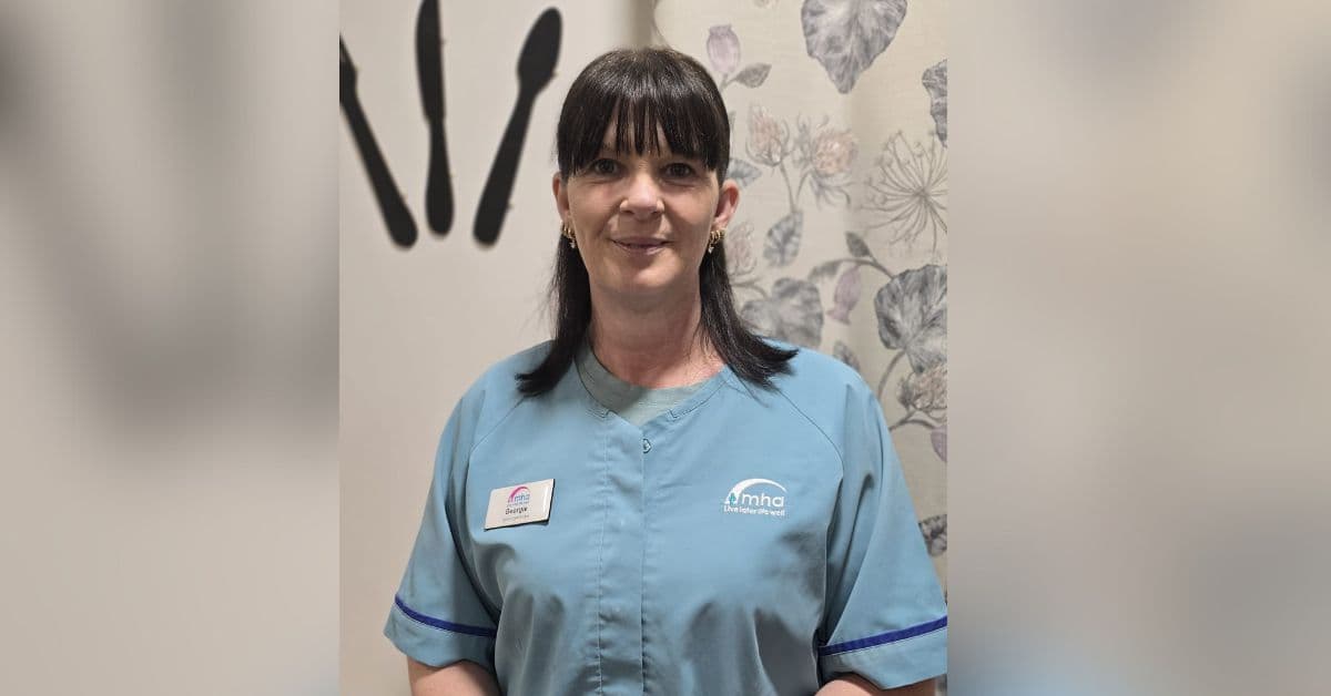 Meet Georgina Barnes, senior care assistant at MHA Lauriston who says “to support and look after those that have made our country what it is today” a privilege
