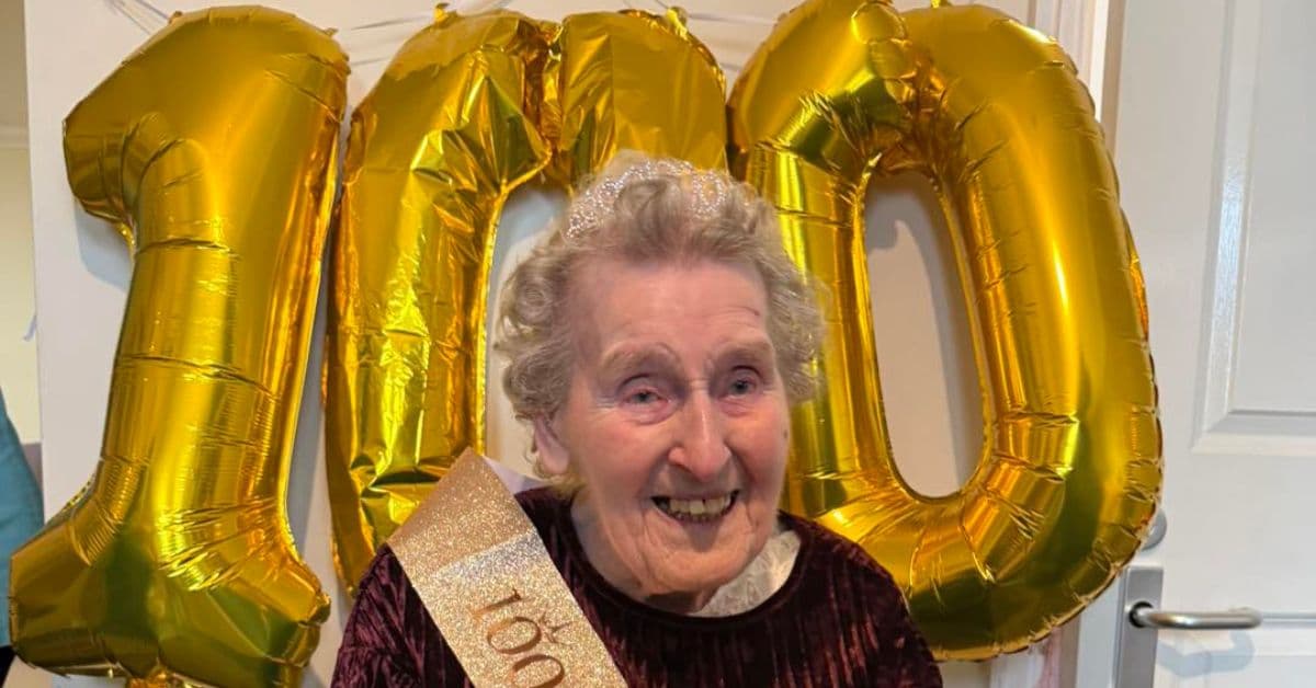 Resident at MHA Coed Craig marks 100th birthday with two birthday parties