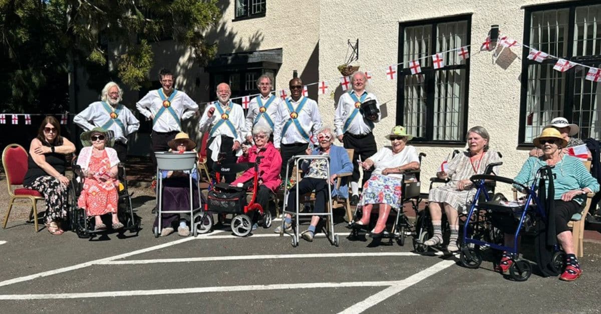 MHA Homewood marks St Georges Day with outdoor celebrations and Morris dancing