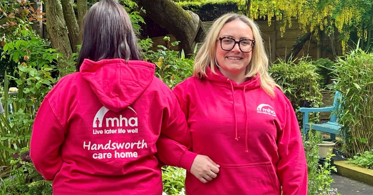 MHA Handsworth launches hoodies for colleagues to wear during visits in the community