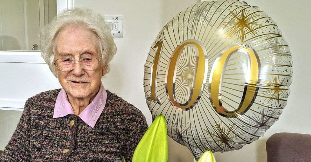 Birthday celebrations at MHA Moorland House as resident celebrate 100th birthday