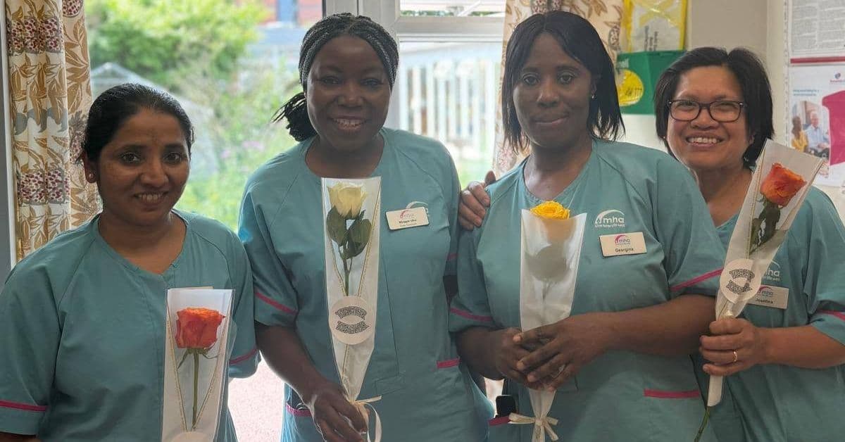 MHA Kenbrook receives generous donation of roses courtesy of pop star Harry Styles