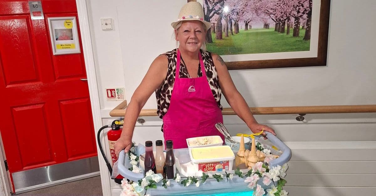 MHA Charnwood House gets creative by making ice cream trolley to keep residents cool during heatwave