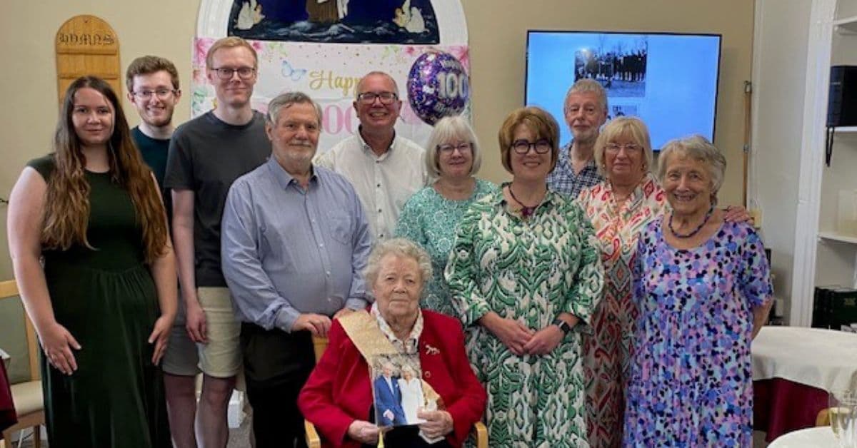 “Queen” of MHA Stones Place celebrates landmark birthday with party surrounded by family and friends.