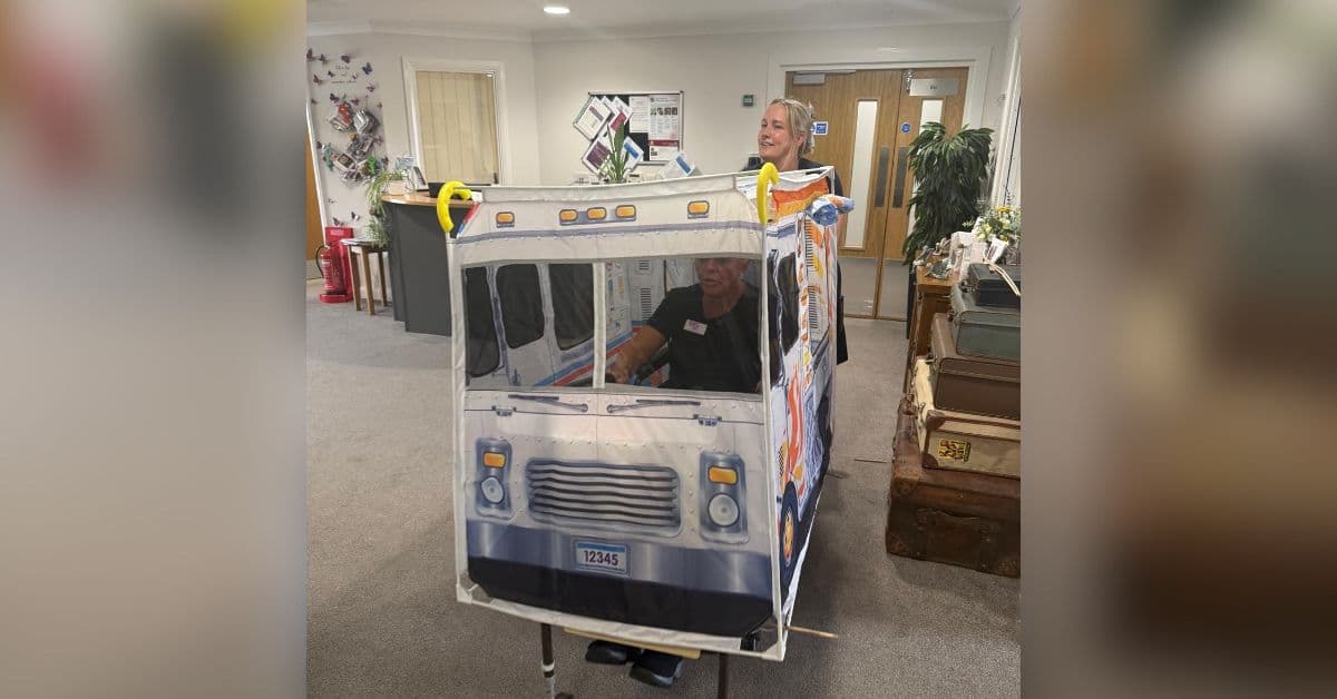 MHA Oak Manor gets creative and makes its very own ice cream van