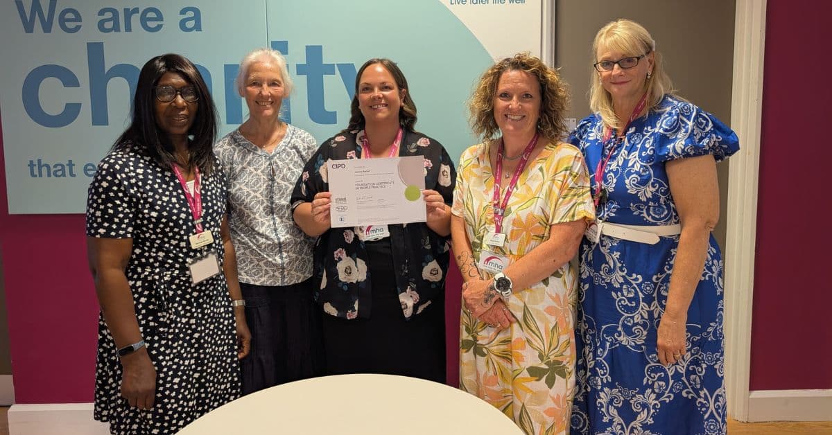 “Want to give my all to MHA” says head office colleague following successful development programme