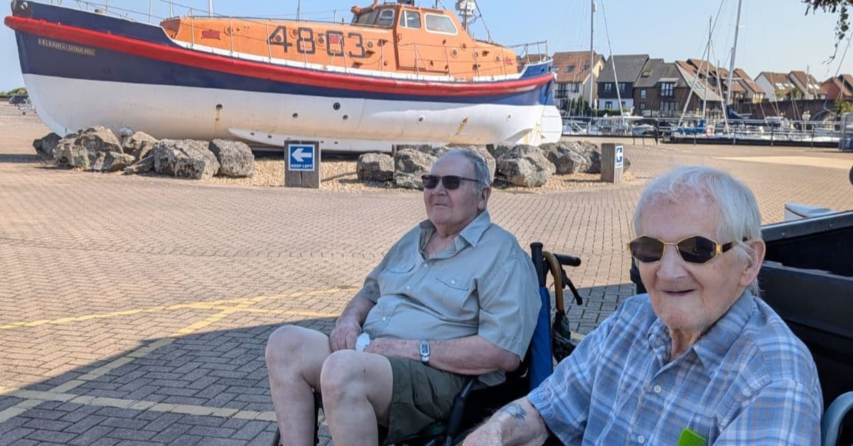 Residents at MHA Hampton Lodge sail The Solent thanks to boat trips