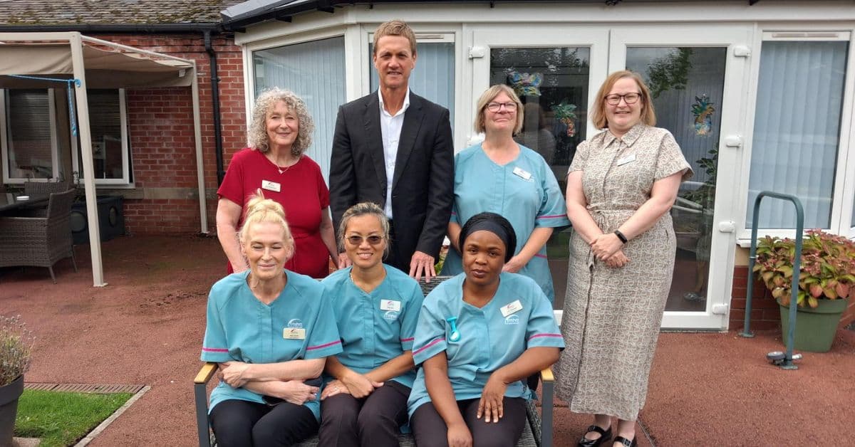 MP and Under-Secretary of State in the Department of Health and Social Care visits MHA Epworth Grange