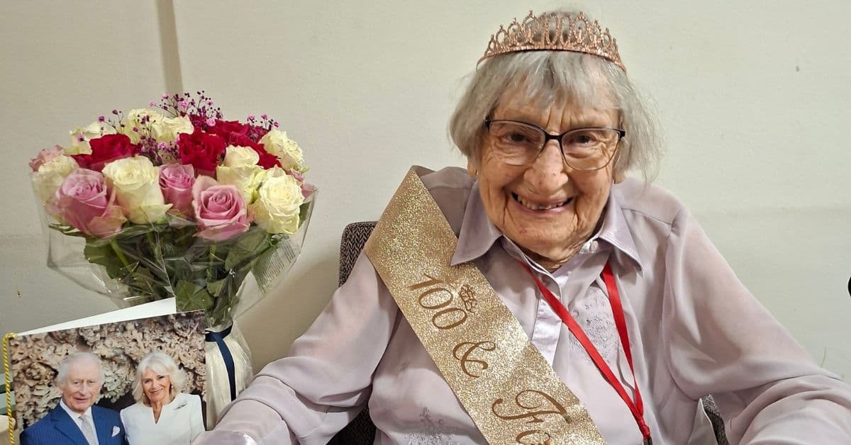 Resident at MHA Handsworth celebrates 100th birthday and says “keeping busy" is the secret to a long life